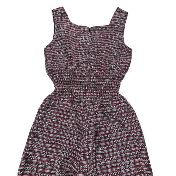 MAJE Renatelle Tweed Jacquard Jumpsuit Size Medium - Picture 12 of 13